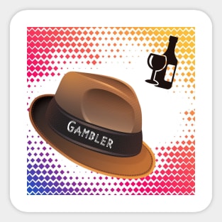 Gambler Sticker